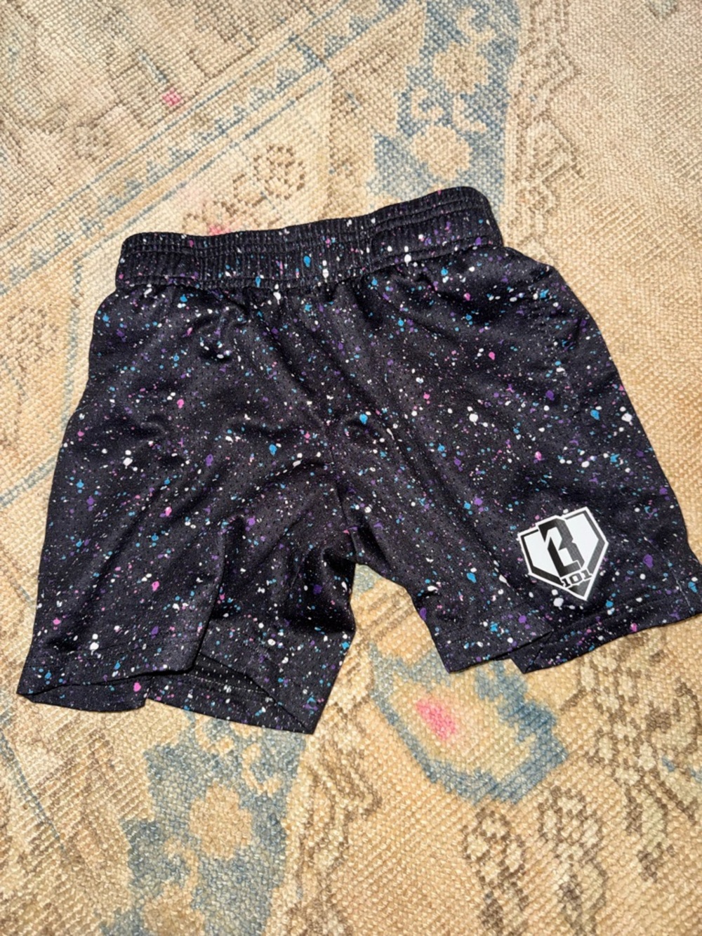 Baseball 101 Galaxy Splatter Athletic Shorts